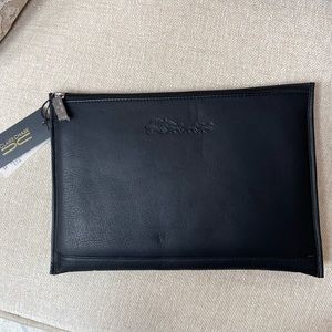 Claire Chase | Leather Case | Black | Padded | 12” x 9 1/2”